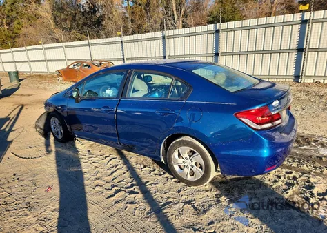 2013 Honda Civic Lx z USA, uszkodzony, nr VIN 2HGFB2F53DH530517